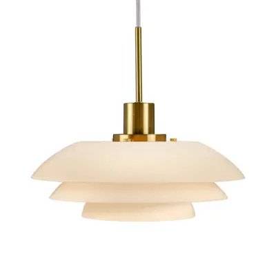 Dyberg Larsen - DL31 Taklampa Opal/BrassDybergLarsen