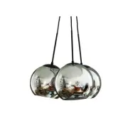 Dyberg Larsen - Harry 3 pendellampa rök/svart, 3 lampor