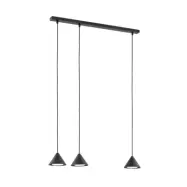 ELIT 3 Taklampa, Svart/Guld