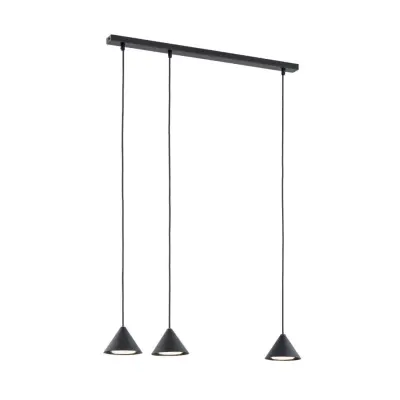 ELIT 3 Taklampa, Svart/Guld