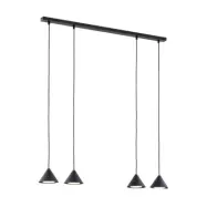 ELIT 4 Taklampa, Svart/Guld