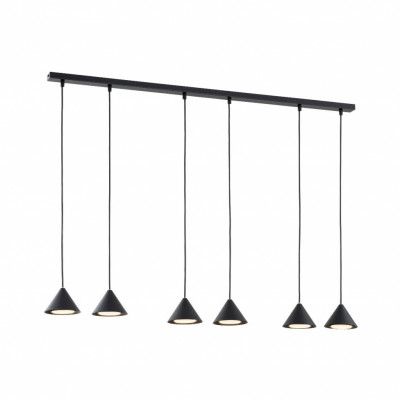 ELIT 6 Taklampa, Svart/Guld