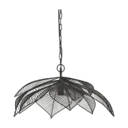 Elm taklampa, Svart 70cm