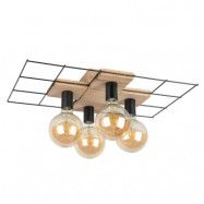 Envostar - Bridge Together Plafond Black/Wood Envostar