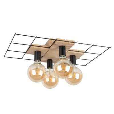 Envostar - Bridge Together Plafond Black/Wood Envostar