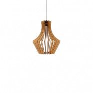 Envostar - Floj Taklampa Ø30 Black/Wood