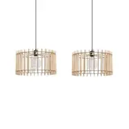 Envostar - Mors 2 Taklampa Black/Wood