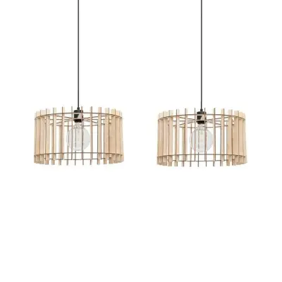 Envostar - Mors 2 Taklampa Black/Wood