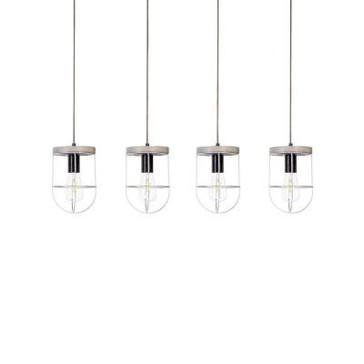 Envostar - Neptuna 4 Taklampa Grey Wood/Black/Grey