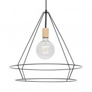 Envostar - Open Taklampa Black/Wood