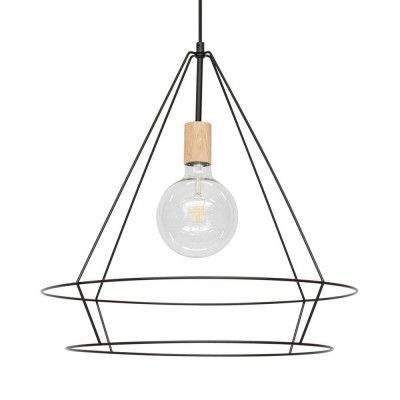 Envostar - Open Taklampa Black/Wood