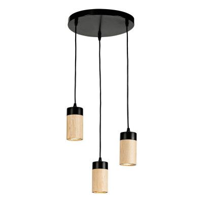 Envostar - Plain 3 Cluster Taklampa Black/Wood