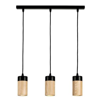 Envostar - Plain 3 Taklampa Black/Wood