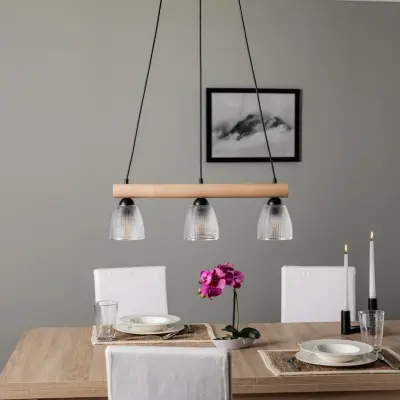 Envostar - Tisan 3 Taklampa Clear/Wood