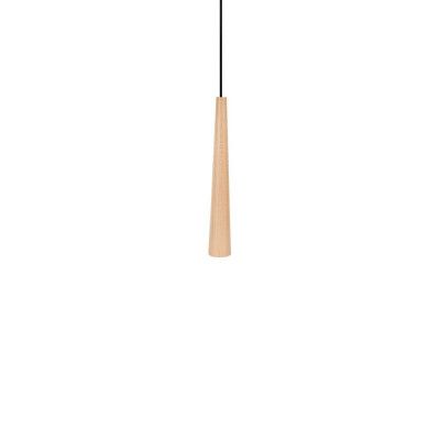 Envostar - Wooden Round Cone Taklampa Wood/Black