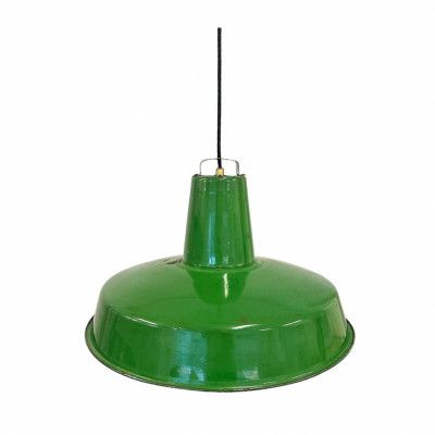 Eric industrilampa, grön