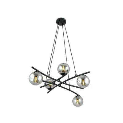 ESSA 5 Taklampa, Svart/Grafit