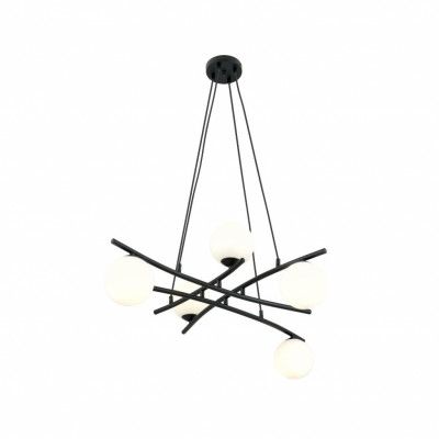 ESSA 5 Taklampa, Svart/Vit