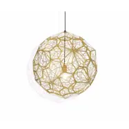 Etch Web taklampa, mässing 60cm