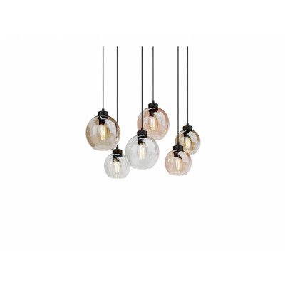 TK Lighting - Cubus 6 Taklampa Clear/Smoke/AmberEuluna