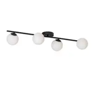 Euluna - Glassy 4 Plafond Linear Black/Opal