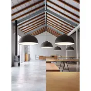 Farel LED-pendellampa mörkgrå/vit 3 000 K – Luceplan - Matsal - Aluminium