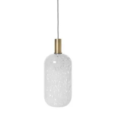 ferm LIVING - Collect Taklampa Casca Tall Milk/Low Brass