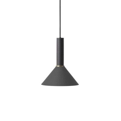 ferm LIVING - Collect Taklampa Cone High Black
