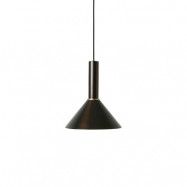 ferm LIVING - Collect Taklampa Cone High Black Brass