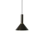 ferm LIVING - Collect Taklampa Cone High Black Brass