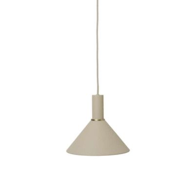 ferm LIVING - Collect Taklampa Cone Low Cashmere