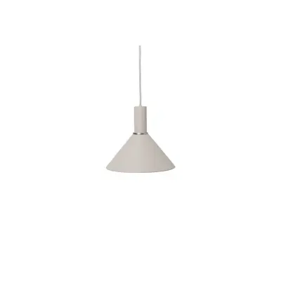 ferm LIVING - Collect Taklampa Cone Low Light Grey