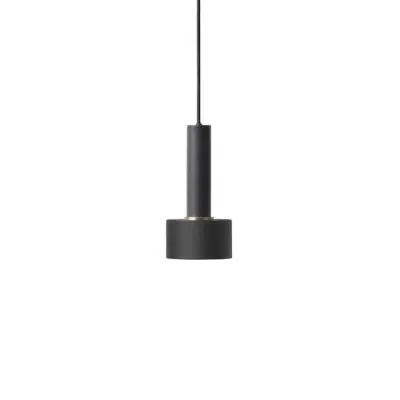 ferm LIVING - Collect Taklampa Disc High Black