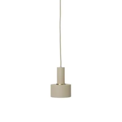 ferm LIVING - Collect Taklampa Disc Low Cashmere