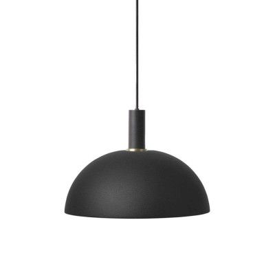 ferm LIVING - Collect Taklampa Dome Low Black