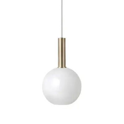 ferm LIVING - Collect Taklampa Opal Sphere High Brass