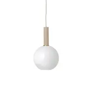 ferm LIVING - Collect Taklampa Opal Sphere High Cashmere