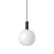 ferm LIVING - Collect Taklampa Opal Sphere Low Black
