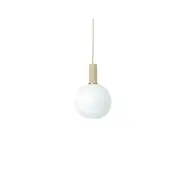 ferm LIVING - Collect Taklampa Opal Sphere Low Cashmere