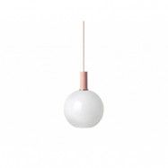 ferm LIVING - Collect Taklampa Opal Sphere Low Rose