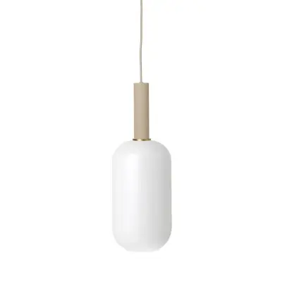 ferm LIVING - Collect Taklampa Opal Tall High Cashmere