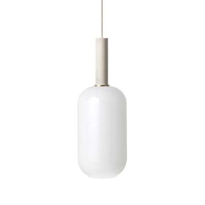 ferm LIVING - Collect Taklampa Opal Tall High Light Grey