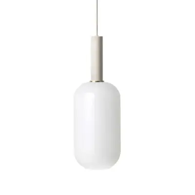 ferm LIVING - Collect Taklampa Opal Tall High Light Grey