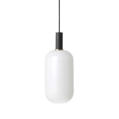 ferm LIVING - Collect Taklampa Opal Tall Low Black