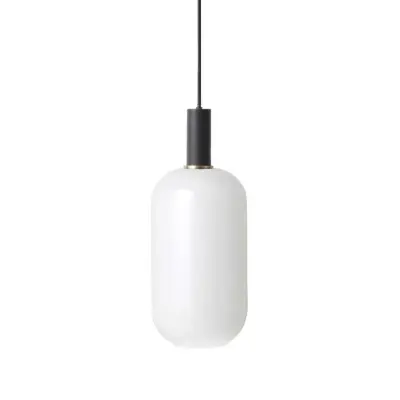 ferm LIVING - Collect Taklampa Opal Tall Low Black