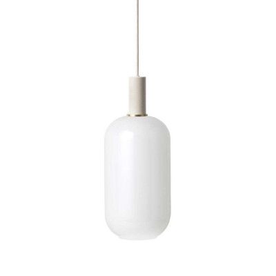 ferm LIVING - Collect Taklampa Opal Tall Low Light Grey