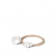 ferm LIVING - Sladdset Taklampa 4m Sand