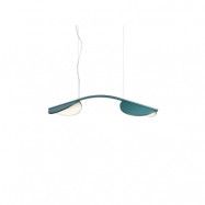 Flos - Almendra S2 Long Taklampa Bay Blue Metallized