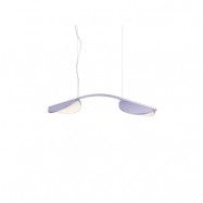 Flos - Almendra S2 Long Taklampa Lilac Metallized