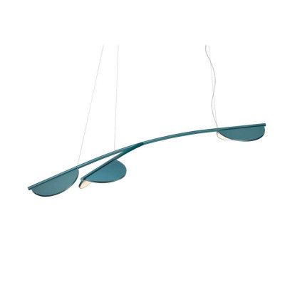 Flos - Almendra S3 Y Long Taklampa Bay Blue Metallized
